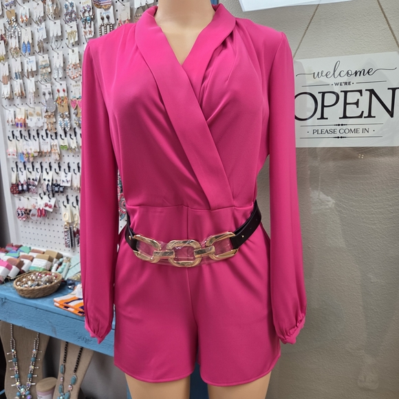 Elegant Pink Women's Jumpsuit - Picture 1 of 2